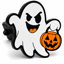 Spooky Ghost Halloween Hitch Cover 2 Receiver Trick Or Treat Pumpkin