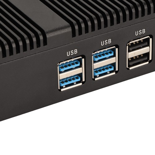 UK Plug Mini PC For Windo-ws 10 Pro 8GB DDR3L 512GB SSD 1300Mbps Quad Core Q NEW - Afbeelding 2 van 12