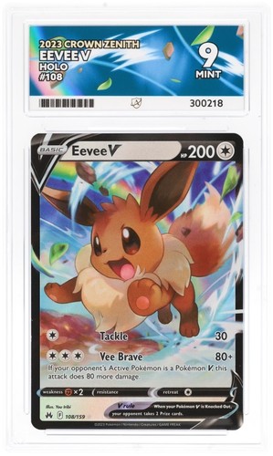 Eevee V graded ACE 9 for sale on eBay