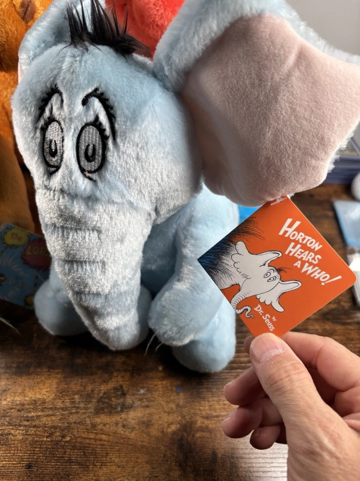 Kohl's Cares Dr. Seuss 批量 6 个角色 毛绒填充动物 10-15 英寸 全新带标签 — 第 4/4 张图片