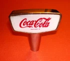 VINTAGE COCA-COLA COKE All Metal Heavy Soda Pop Knob Tap Handle Fountain
