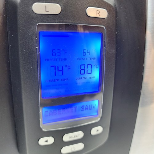 Dual Wine Chiller Cooler Sharper Image With Temp Control KP-W420 Tested Works - Picture 9 of 23