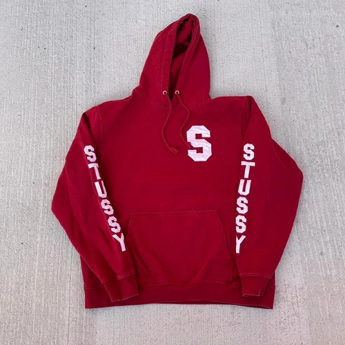 Sweat à capuche vintage Y2K Stussy taille 2XL