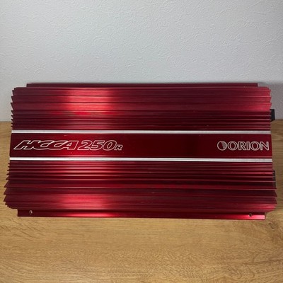 Orion HCCA 250R Red High Current Car Power Amplifier Vintage 90s