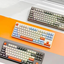 M87 Bluetooth Wireless Dual Mode Game Keyboard And Mouse Set 87 Keys RGB