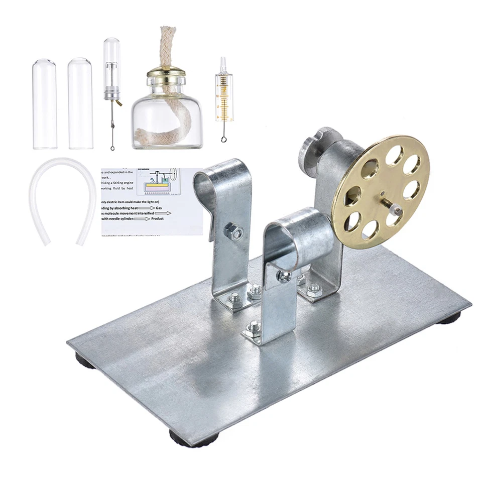 1-Mini Hot Air Stirling Engine Motor Model Educational Toy Self-assembly Kit - Image 3 of 4