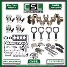 MERCEDES-BENZ SPRINTER CLASS OM651 2.1 DIESEL CRANKSHAFT WITH ENGINE REBUILD KIT