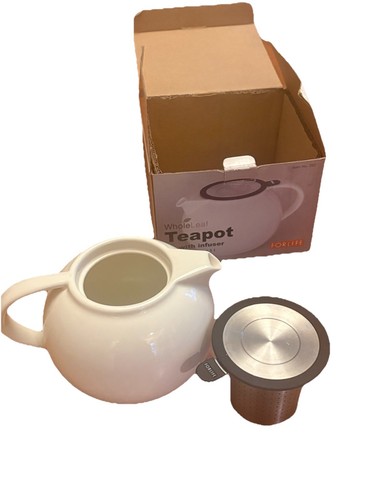 Forlife Teapot with Stainless Steel Infuser White - Picture 4 of 9