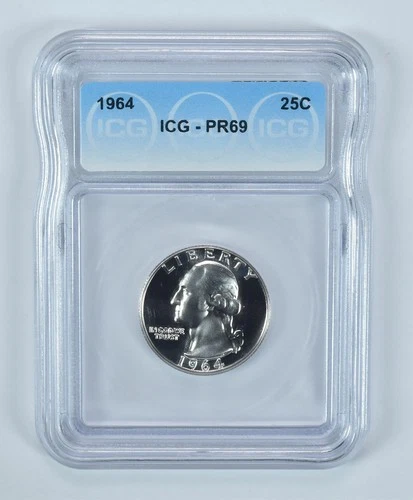 1964 Washington Quarter PR69 ICG *5326