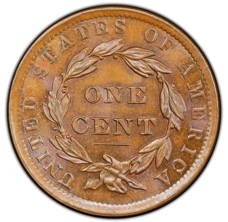 1837 Coronet Large Cent - Head of '38 - PCGS MS64+ BN - MAGNIFICENT - LOOKS 65+ - Image 2 of 4