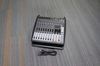 Behringer Europower PMP1000 500-Watt 12-Channel Powered Mixer with Effects