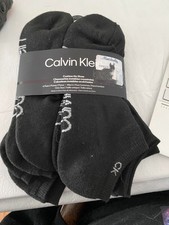 Mens Calvin Klein Black Socks Six Pairs 