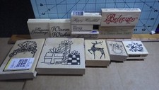 Christmas stamps craftsmart inkadinkado scrappy cat stampabilities catslife