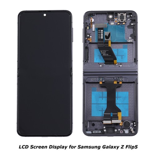 New For Samsung Galaxy Z Flip5 F731U/W OLED LCD Display Touch Screen Replacement - Picture 27 of 30