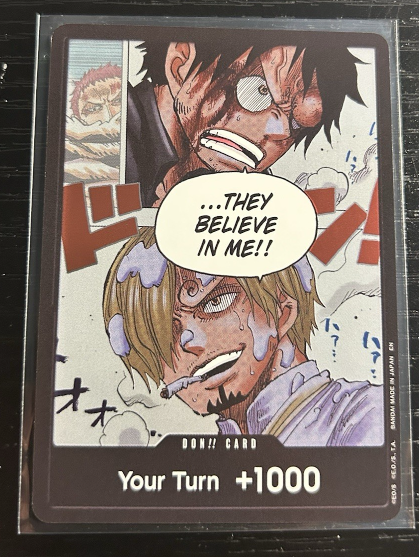 DON!! Card Luffy & Sanji OP-11 A Fist of Divine Speed One Piece