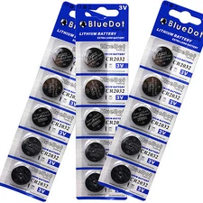 3V Button Cell CR2032 Lithium Battery for Scales Remote Watch Calculator 15-PACK