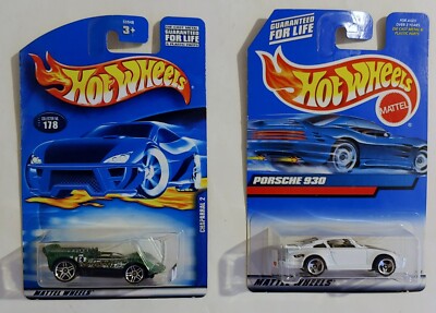 2 - Hot Wheels - Porsche 930 #125 & Chaparral 2  #178 - sealed - never opened