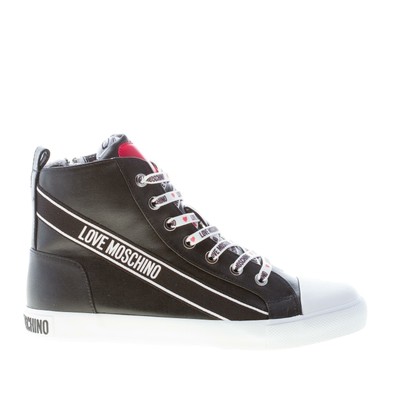 moschino high top sneakers womens
