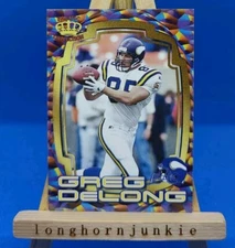 1997 Pacific Dynagon Best Kept Secrets Greg Delong RC rookie card PWE Vikings