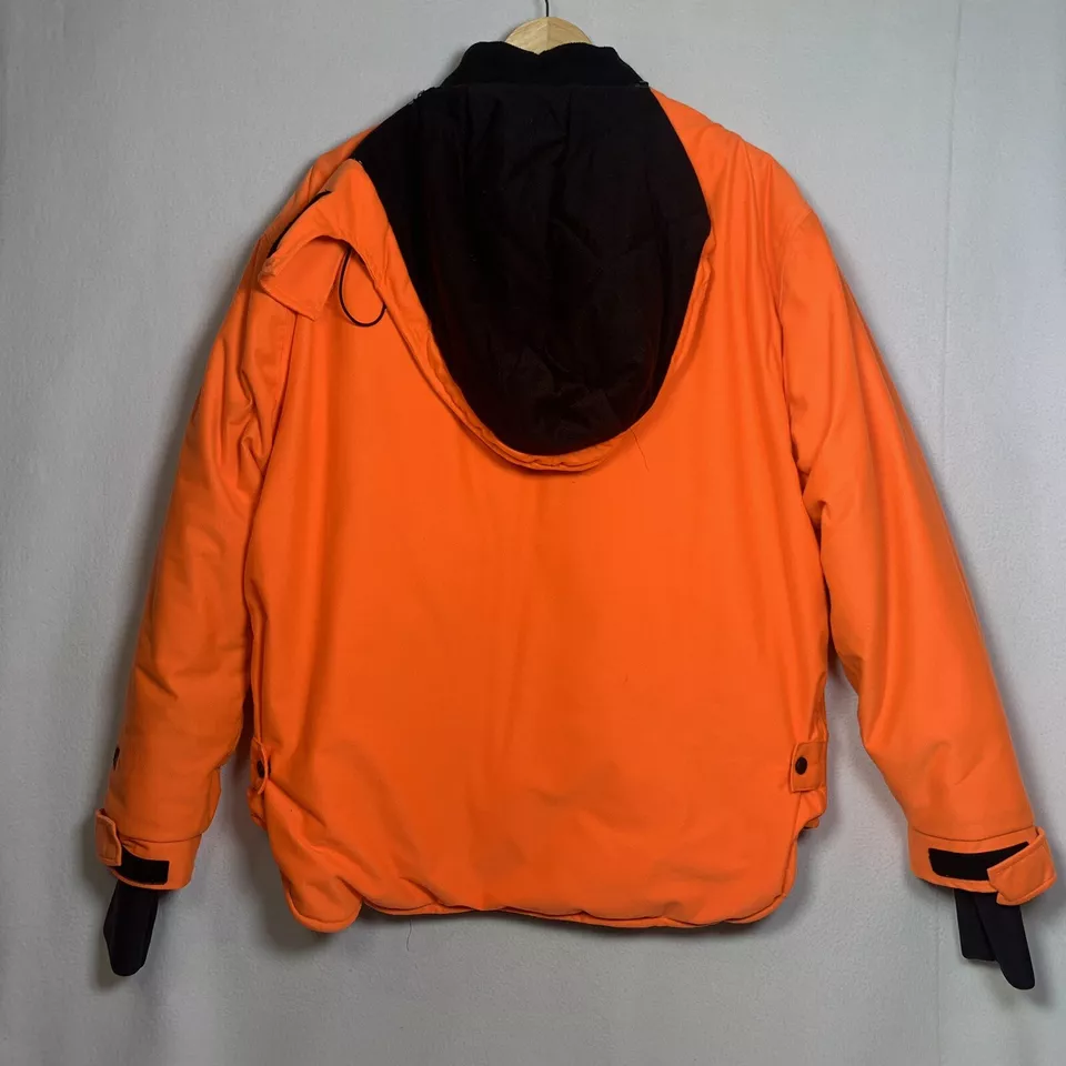 BLAZE ORANGE Hunting Jacket Men's L Red Head Mountain Stalker Insulated Bone Dry - Image 2 of 4