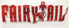 Fairy Tail Title Letters Logo Sticker Vinyl Decal Car Windows, Laptops, Cases