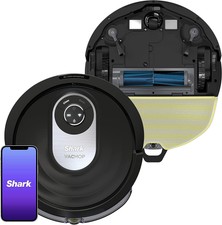 Shark AI Robot Vacuum  Mop, Black/Silver RV2001WD 
