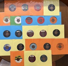 45 Rpm Records, Lot Of 22 Different, 50 s-60 s Hits, Avg Fair Cond, No Skips