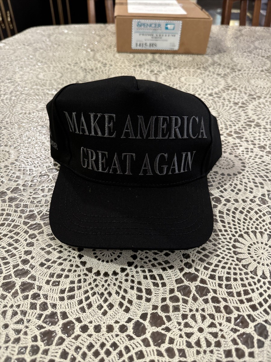 NEW! Donald Trump Cali-Fame Hat Never Surrender Black Limited