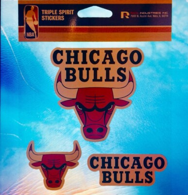 Chicago Bulls NBA Decal Sticker Car Truck Window Bumper Laptop Wall