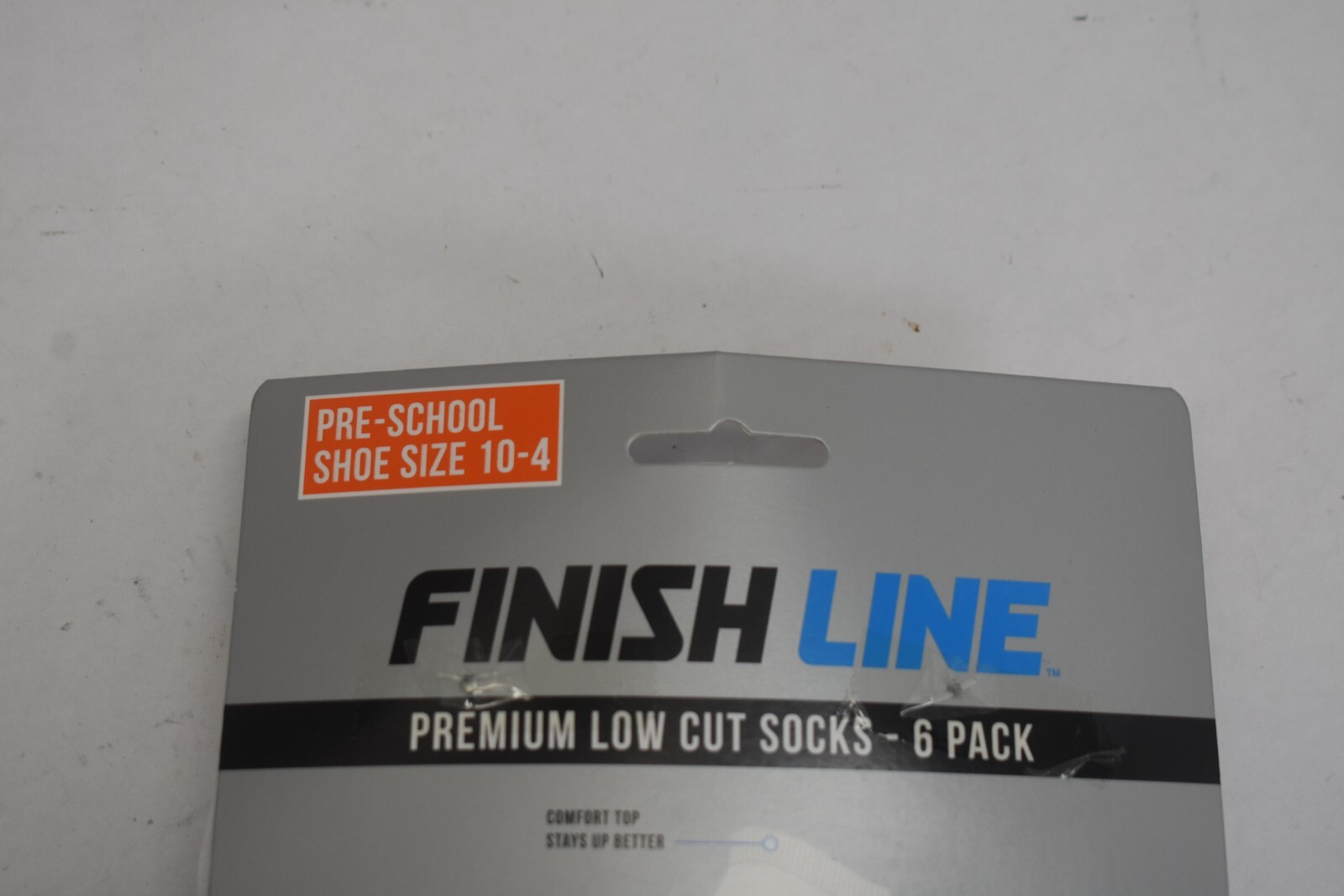 SAOLA Finish Line Premium Calze Basse Bianco Confezione da 6 Suola Ammortizzata Prescolastica 10 4