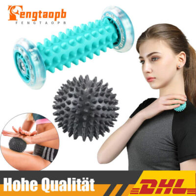 2PCS Fußmassage FußIgelball roller massageball Muskel Roller & Fußmassage Balls