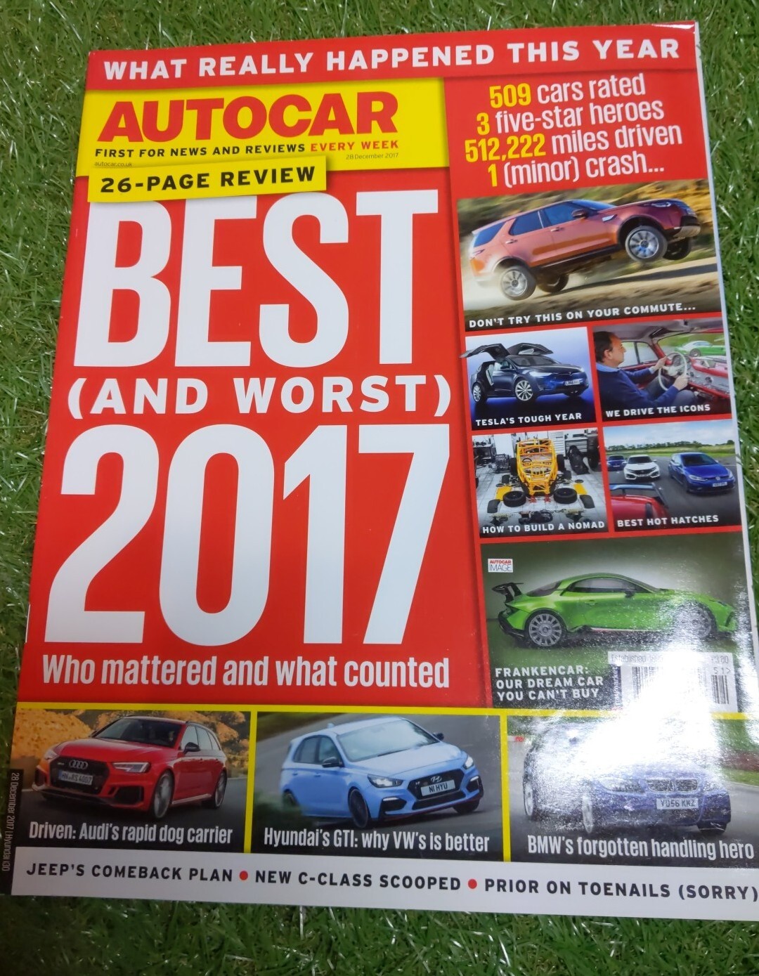 THE AUTOCAR MAGAZINE 28 December 2017 Issue 6287 Volume 294 No 13 Car Magazine