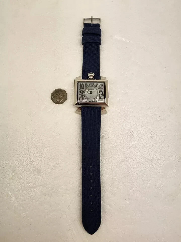 Reloj Cuadrado GAGA MILANO NAPOLEONE BREVETTATO Edición Temprana Raro Ref N 5373 FUNCIONA Foto 2 de 4