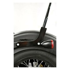 Piastre laterali Cycle Vision Sissybar nere, per Harley-Davidson FLS Slim 12-17