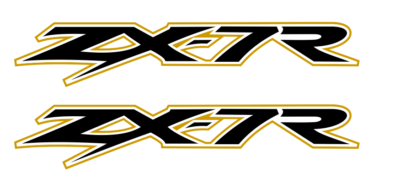 ZX-7R / ZX7R Fairing Decals / Stickers (Old Style) (ANY