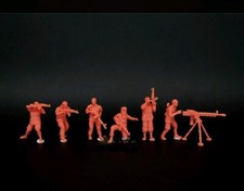 1/72 Modern Yemen Slippers Military Military Model 3D Printed 6Pcs Soldier