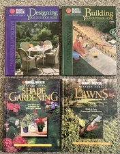 4 Black & Decker Outdoor Home Books - Landscaping, Shade Gardening , Lawns