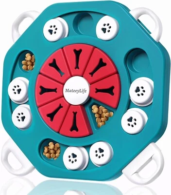 MATEEYLIFE Pets Interactive puzzle Slow feeder,Treat Feeding Toys for IQ Training Cats, Dog