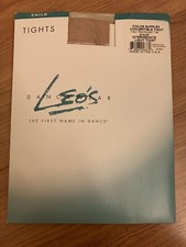 NEW- Leo  s Child Supplex Convertible Tights Size: Intermediate, Light Toast
