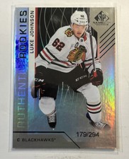 2019 UD SP GAME USED #149 Luke Johnson /294 ROOKIE SILVER RAINBOW NM/MINT FO7144