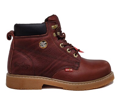 Cactus Men Slip Resistant Work Boot 6700-WINE