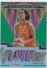 2021 Panini Prizm WNBA Fearless Green Prizm Skylar Diggins-Smith #15