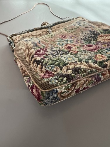 Antike Petit Point Geldbörse, um 1900 - Bild 2 von 15