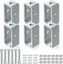 6 Pack Channel Trolley Track Support Hanger Bracket for All 1-5/8" Strut Channel