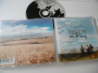 HERON : BLACK DOG CD AUTOGRAPHED SIGNED BY ROY APPS 15 TRACKS 2005 HUX 066