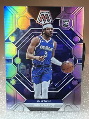 2022-23 Mosaic #234 Jaden Hardy Rookie Silver Prizm RC Dallas Mavericks
