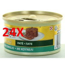 24 X Gourmet Gold Pate Coniglio Gr.85