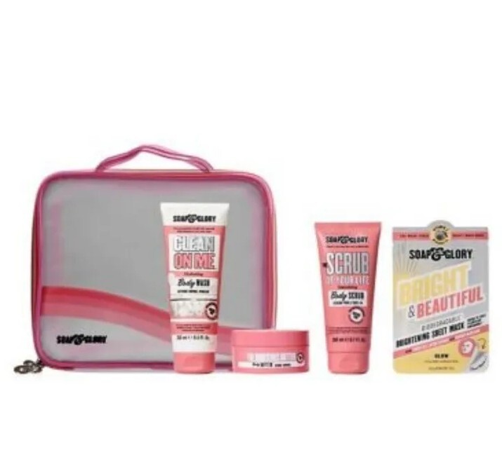 Soap Glory Spa of Wonder Original Pink Travel Collection Piece