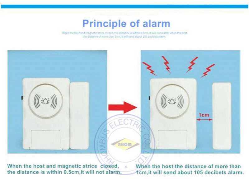 Wireless Window Door Entry Burglar Security Alarm System Magnetic Sensor - Picture 17 of 17