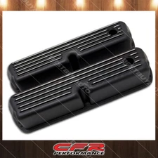 Cobra-Tek Fits  62-85 d 289 302 351W 5.0 Tall Valve Covers Polished Finned